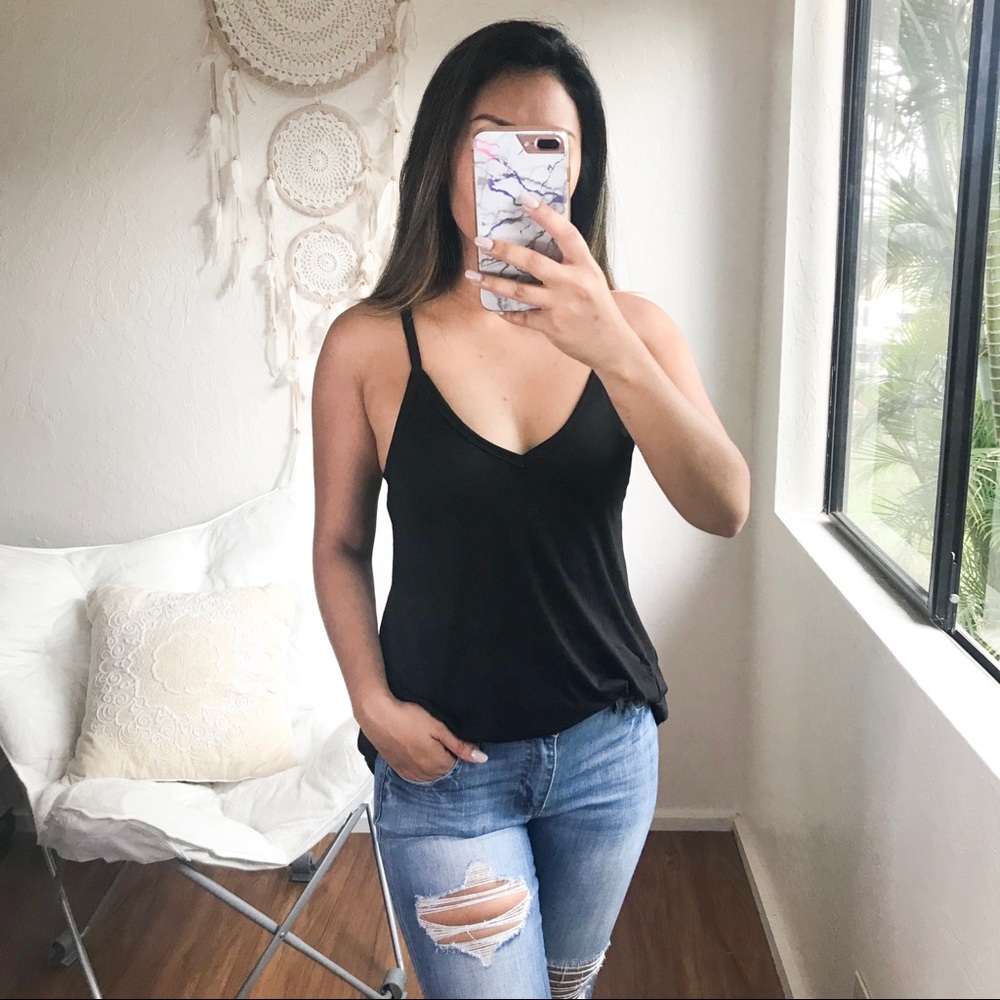 •LAST 1️⃣• CAMI in black - Picture 3 of 5